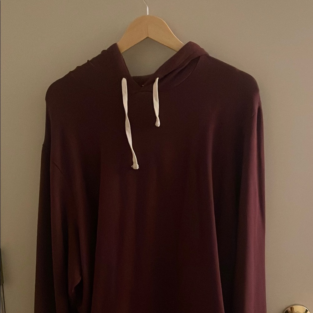 Travis Matthew Men's Burgundy Cloud Hoodie Sweater